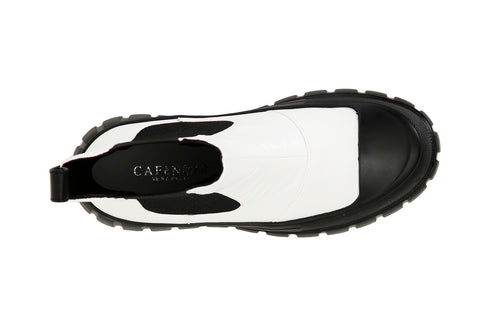 CafèNoir Donna Tronchetto con elastici in tessuto laminato trapuntato C1DM9420W001 Bianco