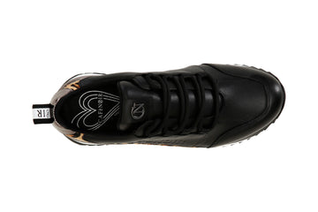 CafèNoir Donna Sneakers in pelle C1DN1560N051 Nero/leopard