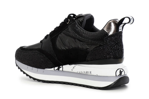 CafèNoir Donna Sneakers in nylon e pelle scamosciata C1DN9520N001 Nero