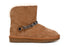 CafèNoir Donna Tronchetto in pelle scamosciata con catena C1DR6010 Camel