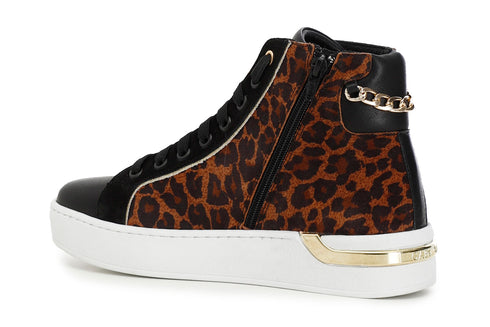 CafèNoir Donna Sneakers mid in pelle leopardata C1DS6520S006 Maculato