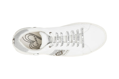 CafèNoir Donna Sneakers con ornamento laterale C1DS9210W001 Bianco