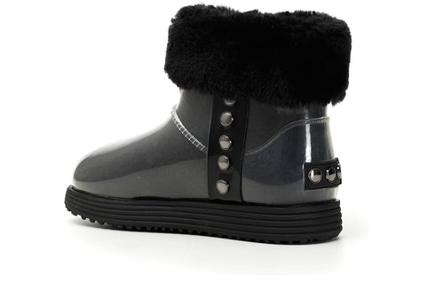 CafèNoir Donna Tronchetto in pvc con pelliccia sintetica C1DV9020 Nero