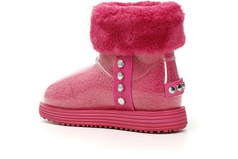 CafèNoir Donna Tronchetto in pvc con pelliccia sintetica C1DV9020 Fuxia