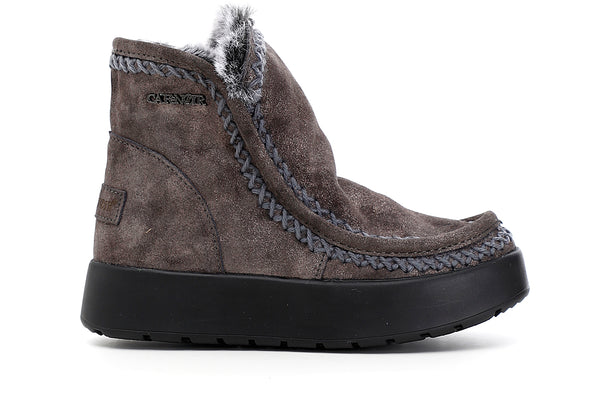 CafèNoir Donna Tronchetto in pelle scamosciata glitterata C1DZ6020 Peltro