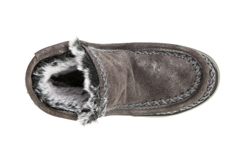 CafèNoir Donna Tronchetto in pelle scamosciata glitterata C1DZ6020 Peltro