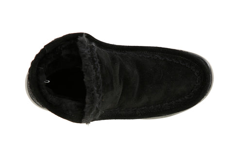 CafèNoir Donna Tronchetto in pelle scamosciata e microstrass C1DZ6140N001 Nero