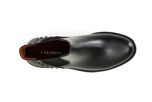 CafèNoir Donna Beatles in pelle con borchie C1EA1703N001 Nero