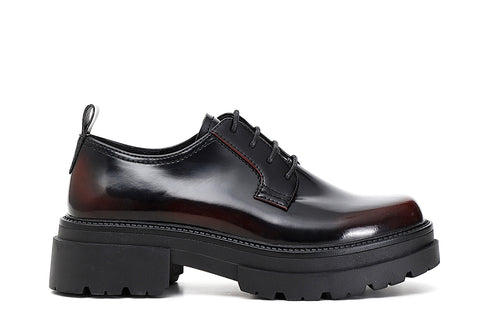 CafèNoir Donna Derby in similpelle spazzolata C1EC9350 Bordeaux