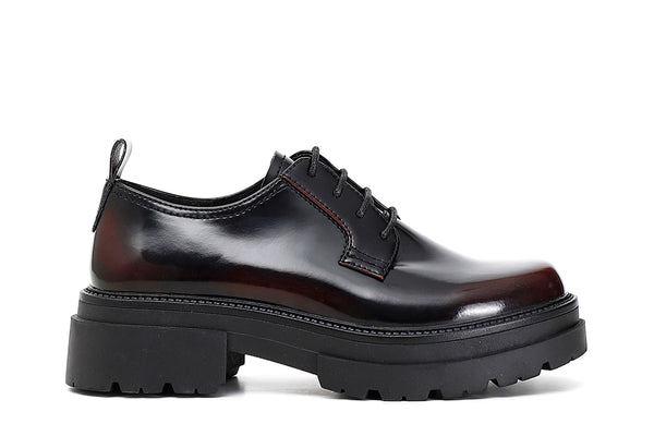 CafèNoir Donna Derby in similpelle spazzolata C1EC9350 Bordeaux