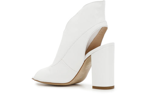 CafèNoir Donna Tronchetto aperto in pelle con incrocio C1EF4001W001 Bianco