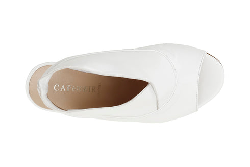 CafèNoir Donna Tronchetto aperto in pelle con incrocio C1EF4001W001 Bianco