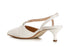 CafèNoir Donna Scarpe in pelle asimmetriche con accessorio C1EF4016W022 Off white