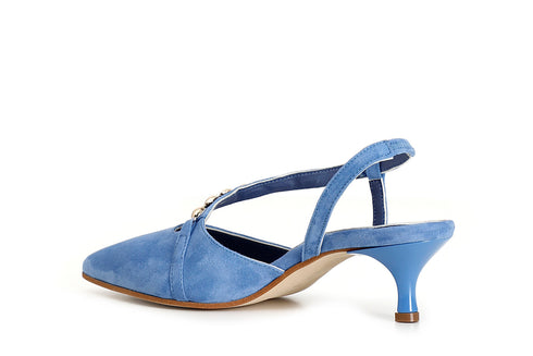 CafèNoir Donna Scarpe in pelle scamosciata asimmetriche con accessorio C1EF5016B017 Jeans