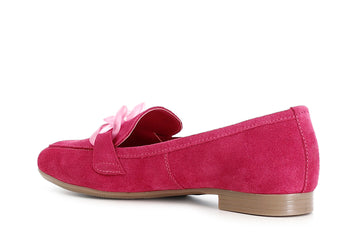 CafèNoir Donna Mocassino in pelle scamosciata con catena C1EG5002V004 Fuxia