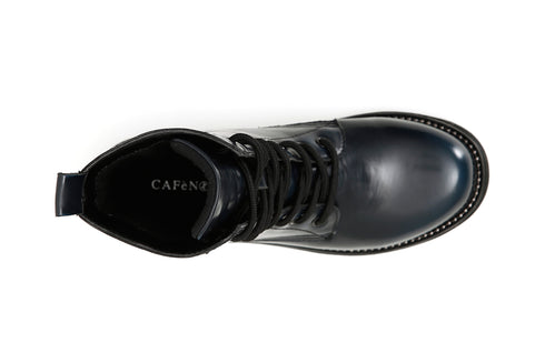 CafèNoir Donna Tronchetto in similpelle con borchie sul guardolo C1FA9000 Blu