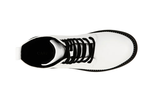 CafèNoir Donna Tronchetto in similpelle con borchie sul guardolo C1FA9000 Bianco