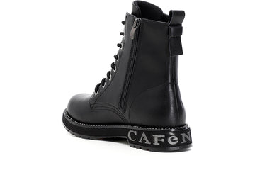 CafèNoir Donna Tronchetto in similpelle con frange strass C1FA9150 Nero