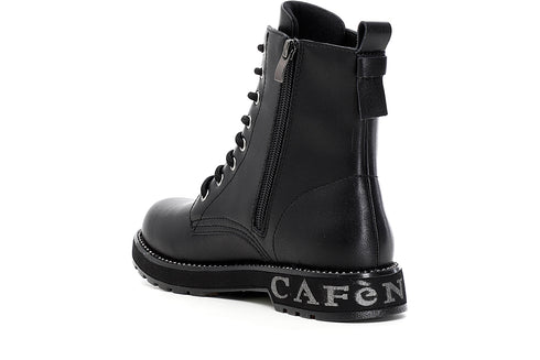 CafèNoir Donna Tronchetto in similpelle con frange strass C1FA9150 Nero