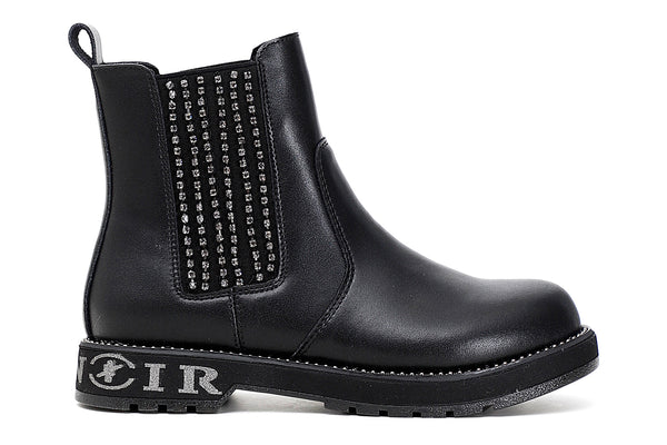 CafèNoir Donna Beatles in similpelle con borchie sul guardolo C1FA9160 Nero