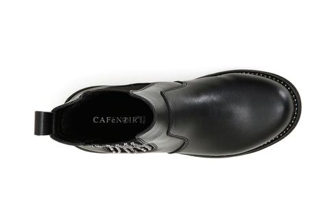 CafèNoir Donna Beatles in similpelle con borchie sul guardolo C1FA9160 Nero