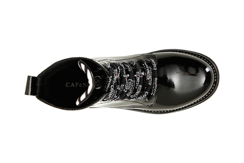 CafèNoir Donna Tronchetto in similpelle naplak con borchie sul guardolo C1FA9400 All black