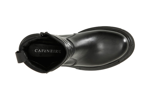 CafèNoir Donna Tronchetto in pelle con riporti gommati C1FB1020 Nero