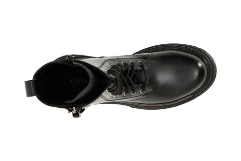 CafèNoir Donna Tronchetto alto allacciato in vitello C1FB1080 Nero