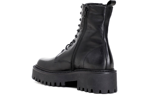 CafèNoir Donna Tronchetto allacciato in pelle C1FC1310 Nero