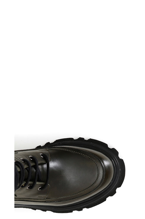 CafèNoir Donna Tronchetto allacciato in pelle C1FC1314G029 Bosco