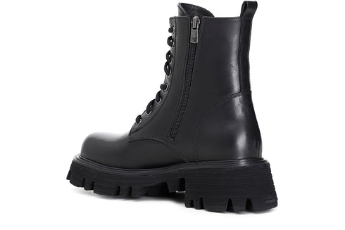 CafèNoir Donna Tronchetto allacciato in pelle C1FC1317N001 Nero