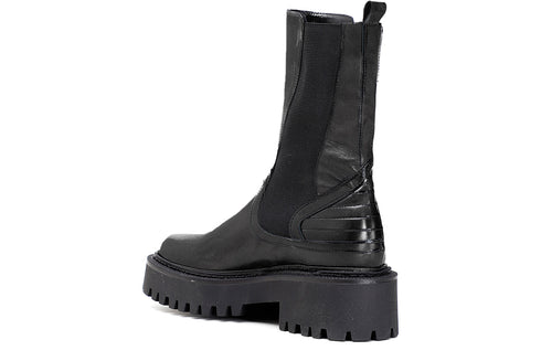 CafèNoir Donna Tronchetto con elastico in pelle C1FC1330 Nero