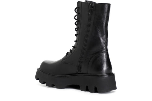 CafèNoir Donna Tronchetto allacciato in pelle C1FD1301N001 Nero