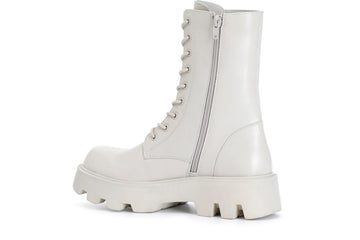 CafèNoir Donna Tronchetto allacciato in pelle C1FD1301W022 Off white