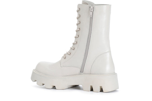 CafèNoir Donna Tronchetto allacciato in pelle C1FD1301W022 Off white