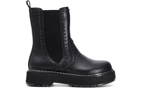 CafèNoir Donna Beatles in similpelle con borchie C1FF9120 Nero