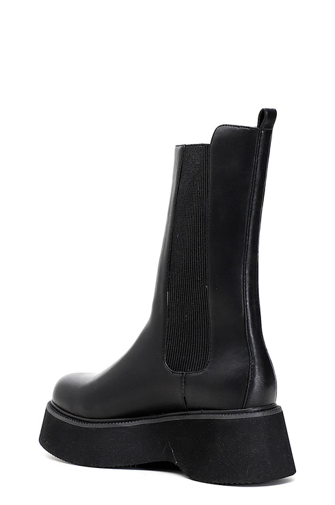 CafèNoir Donna Stivali in similpelle con elastico C1FL9040N001 Nero