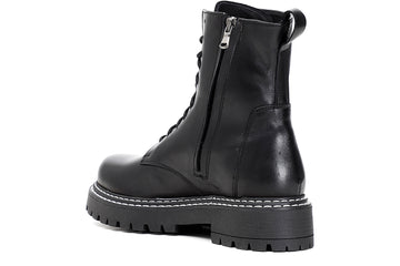 CafèNoir Donna Tronchetto in pelle con lacci C1FM1240 Nero
