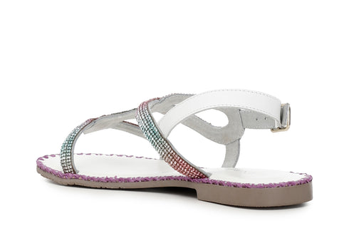 CafèNoir Donna Sandalo con motivo serpente strass C1GA1130 Multi acqua