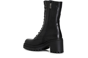 CafèNoir Donna Stivaletto in pelle allacciato C1GA1420N001 Nero