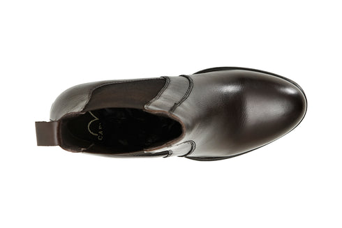 CafèNoir Donna Tronchetto con elastici in pelle con zeppa C1GC1230 T.moro