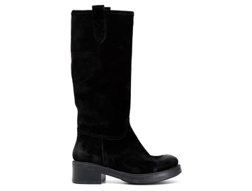 CafèNoir Donna Stivale cavaliere in pelle scamosciata C1GE6310 Nero