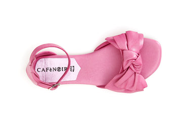 CafèNoir Donna Sandalo in pelle con fiocco C1GG1060 Fuxia