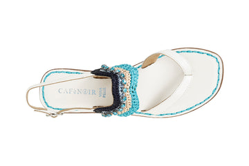 CafèNoir Donna Sandalo infradito uncinetto C1GN9160B001 Multi blu