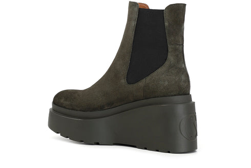 CafèNoir Donna Tronchetto in pelle scamosciata con elastico C1HB6060G029 Bosco