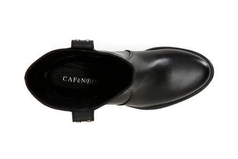 CafèNoir Donna Tronchetto in pelle con borchie C1HC1705N001 Nero