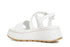 CafèNoir Donna Sandalo incrocio in pelle su zeppa C1HP1050W001 Bianco