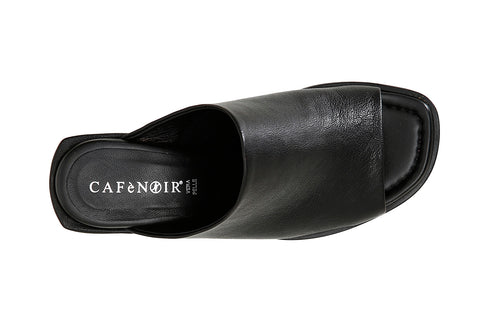 CafèNoir Donna Sabot in pelle lavata C1LC2110N001 Nero