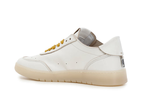 CafèNoir Uomo Sneakers in pelle C1PQ1000W001 Bianco