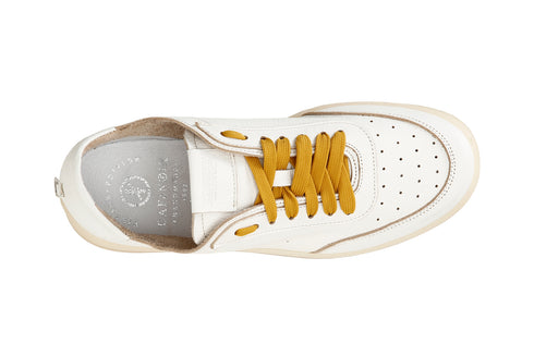 CafèNoir Uomo Sneakers in pelle C1PQ1000W001 Bianco